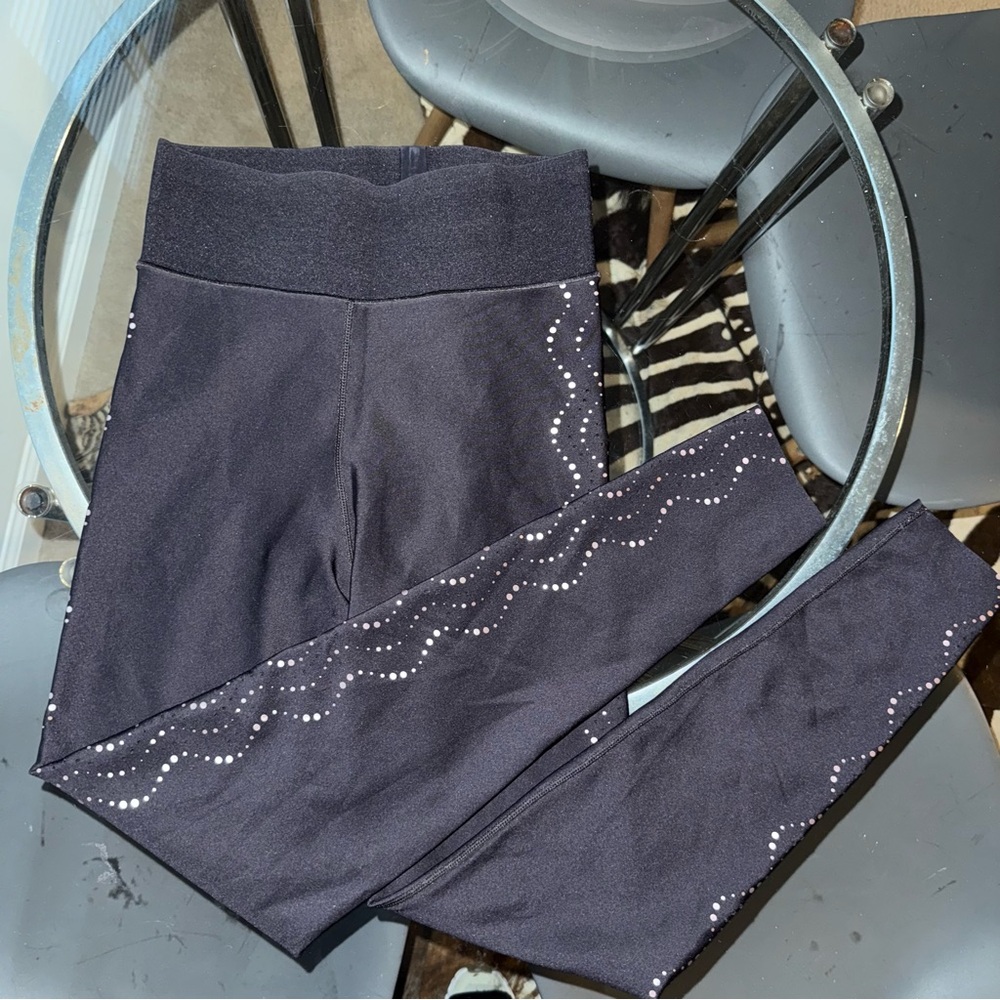 Ultracor Black Leggings with side detail